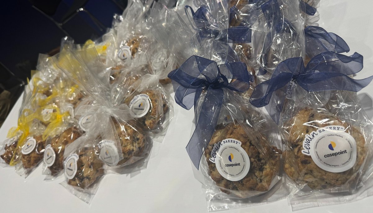 Casepoint's tweet photo. CLOC Day 3 must: Booth #211. Stop by Casepoint for cookies, merch, and a practical conversation about hold, eDiscovery, investigations, and the workflows your team wants to simplify. #CGI2026 #Casepoint https://t.co/XJl5JtQyT9