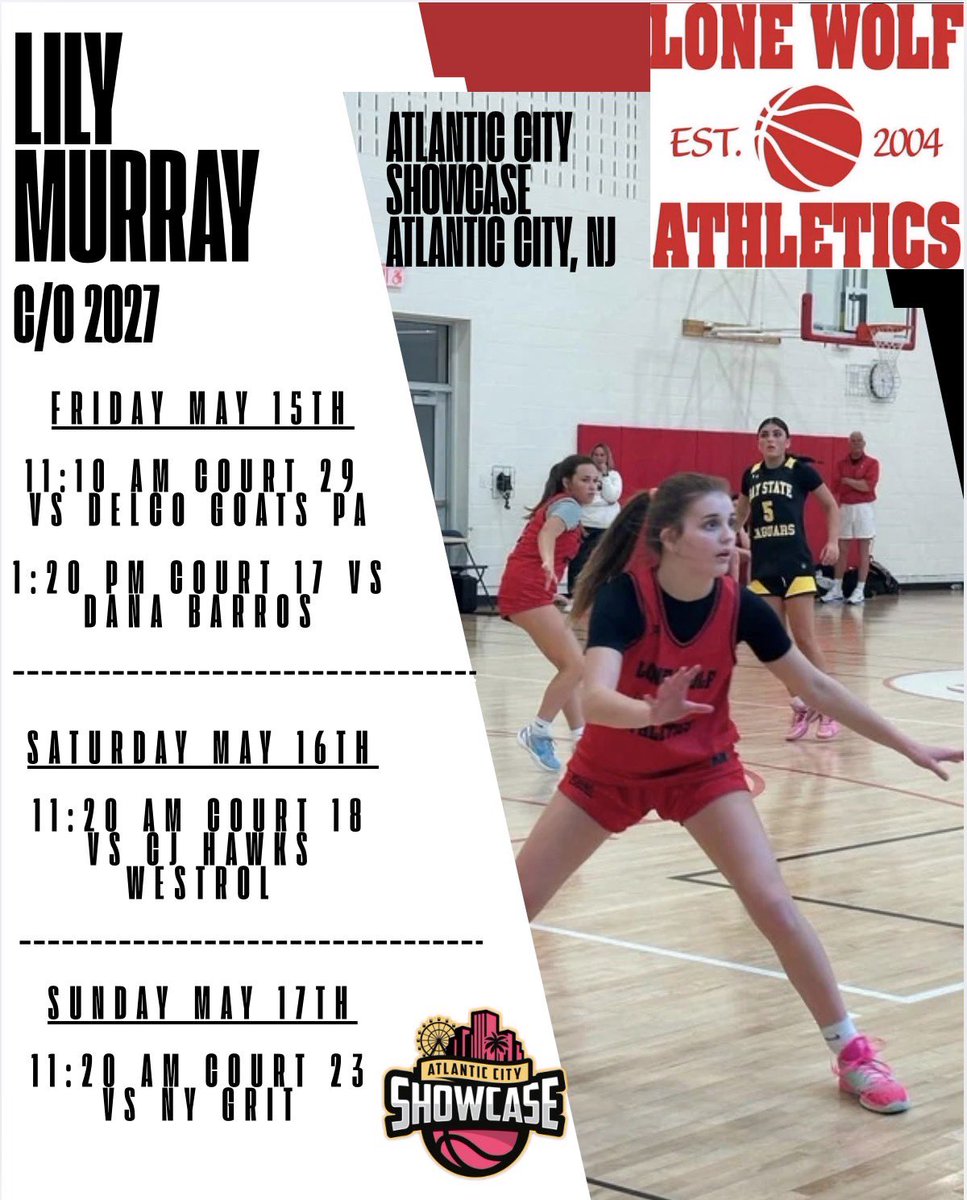 LilyMurray0609's tweet photo. My schedule for this weekend in Atlantic City! https://t.co/4lRZpIQomn