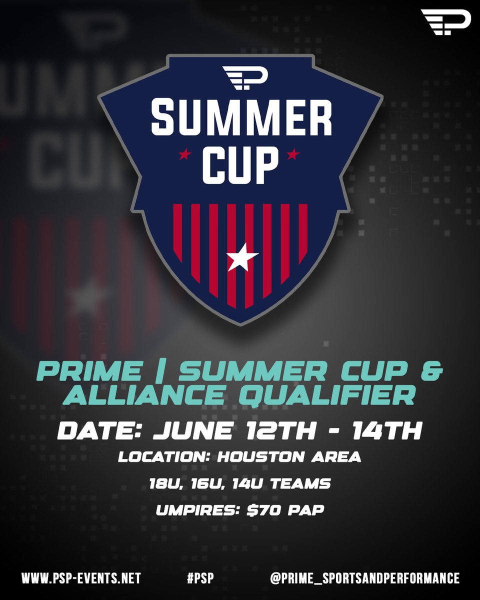 ProspectWireSB's tweet photo. Have you registered your team for the 2026 Prime Summer Cup yet? Sign up today!
🔗https://t.co/WlpxVM4hqv https://t.co/l3rKaXOAcQ