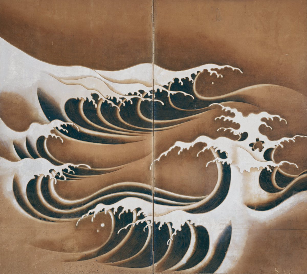 JapanTraCul's tweet photo. Foaming Waves, 17th-19th century https://t.co/jGBb4ZbPQr