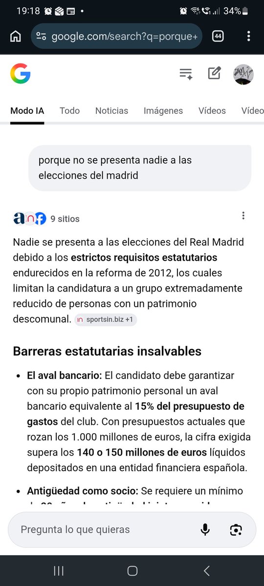 mrSCKone's tweet photo. ¿Por qué nadie se presenta a las elecciones de Real Madrid? ¿Cuanta gente habrá que cumplan esos requisitos?
#FlorentinoPérez #realmadrid #elecciones https://t.co/sSWp8fSbHC
