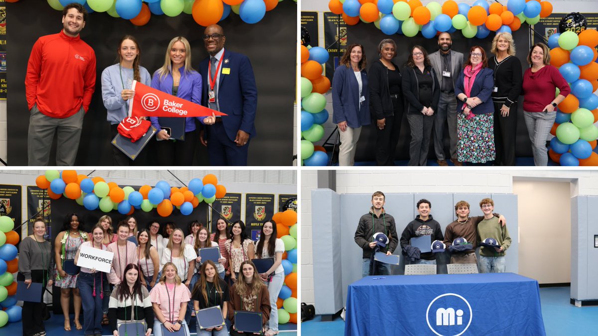 GCILearns's tweet photo. Day 2 of Recognition Days! We're so proud to celebrate and recognize these graduating seniors!🎓👏 Their hard work and achievements have prepared them for opportunities and bright futures ahead. More photos here: https://t.co/5RNDAU7DMI 

#GCI #GeneseeISD #GeneseeCounty https://t.co/c91R2FiJS8