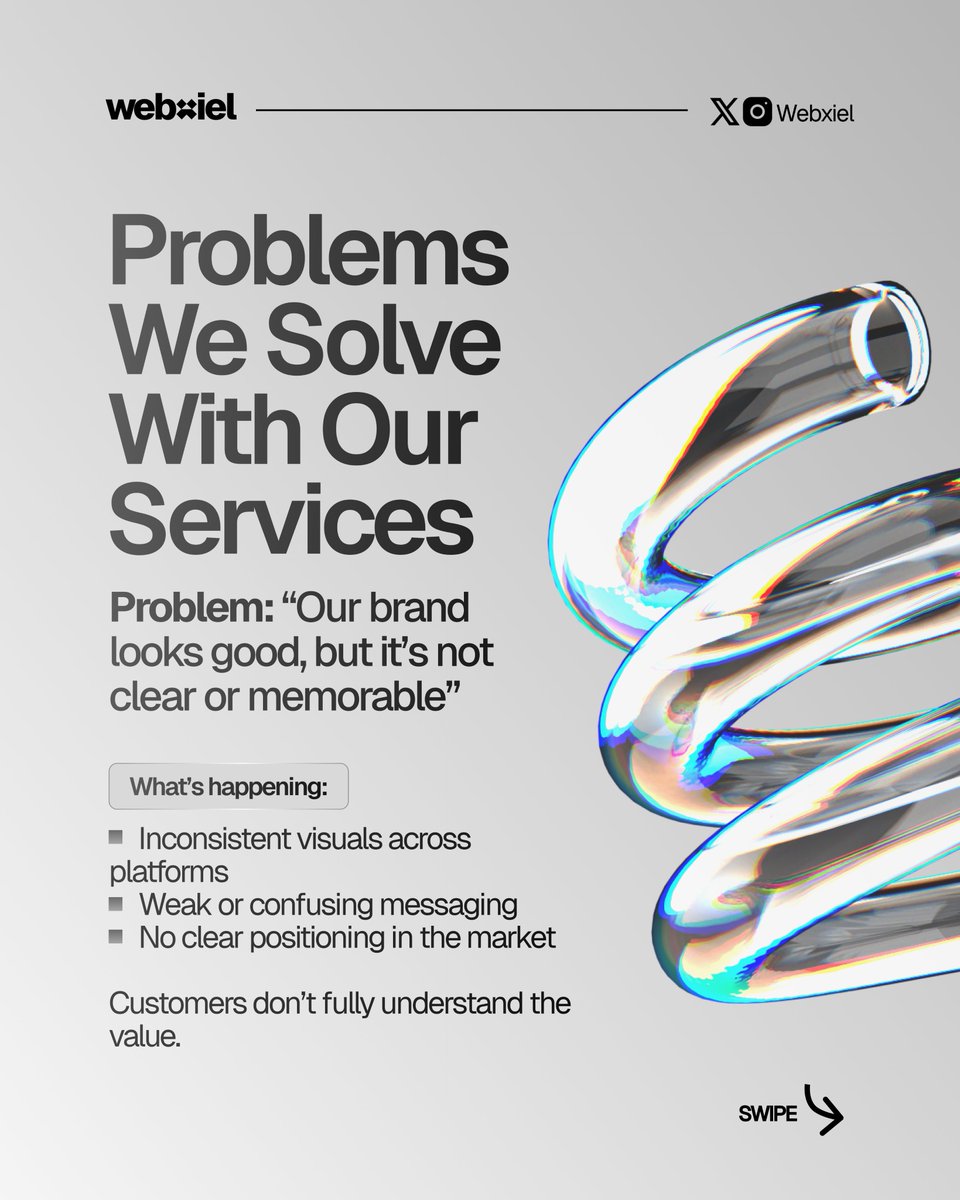 webxiel's tweet photo. People are visiting, clicking around, maybe even spending time on the page, but they’re not taking action.

Your website might be:

* Confusing visitors
* Lacking clear direction
* Weak in messaging
* Slow or difficult to navigate
* Or failing to build trust quickly enough

A website shouldn’t just look good. It should guide people toward a decision.

Because visibility without conversion is just expensive attention.

If your website isn’t turning visitors into customers, it may be time to fix the experience behind the click. Send us a DM.

#webxiel