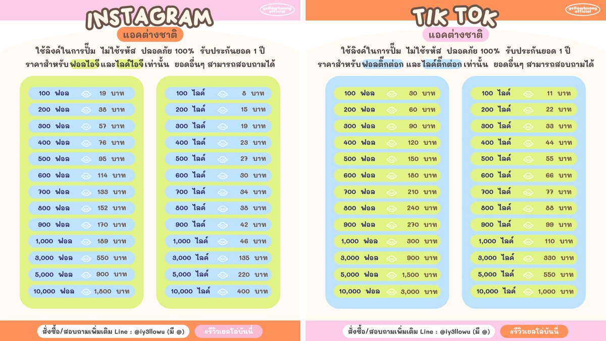 yellowbunny / สนใจทักไลน์นะคะ tweet media