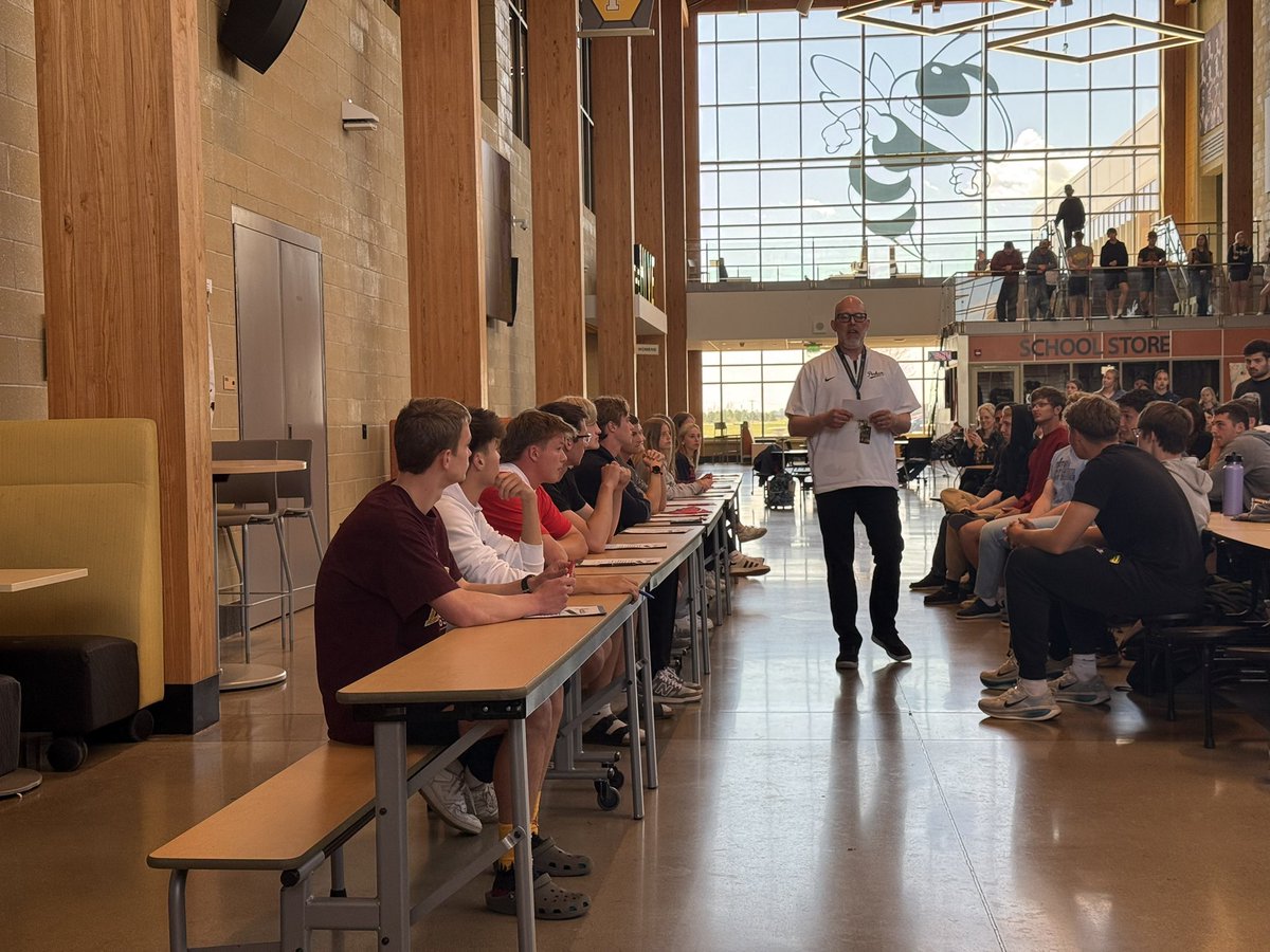 NickLSports's tweet photo. Here at @PerhamHigh for the Yellowjackets college signees day! Perham is celebrating 14 athletes who are extending their playing careers at the collegiate level. https://t.co/o2ab8zMNqV