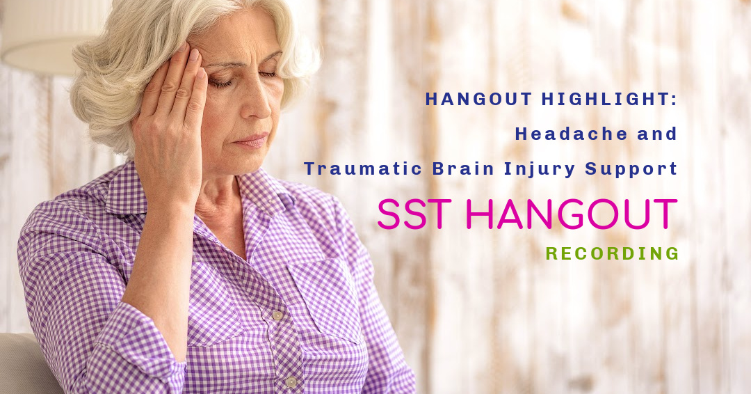 SeriouslySmartT's tweet photo. Catch the replay of our May 13 SST Hangout! Get all the latest news and Q&amp;A plus a discussion on headache and TBI support.🧠 Login and watch now. https://t.co/Odn9iX2cm5 #TBI #SSTOffice #Q9 #S8 #SCIO #Clasp64 #Biofeedback #StressManagement https://t.co/TMAgbxgrm8