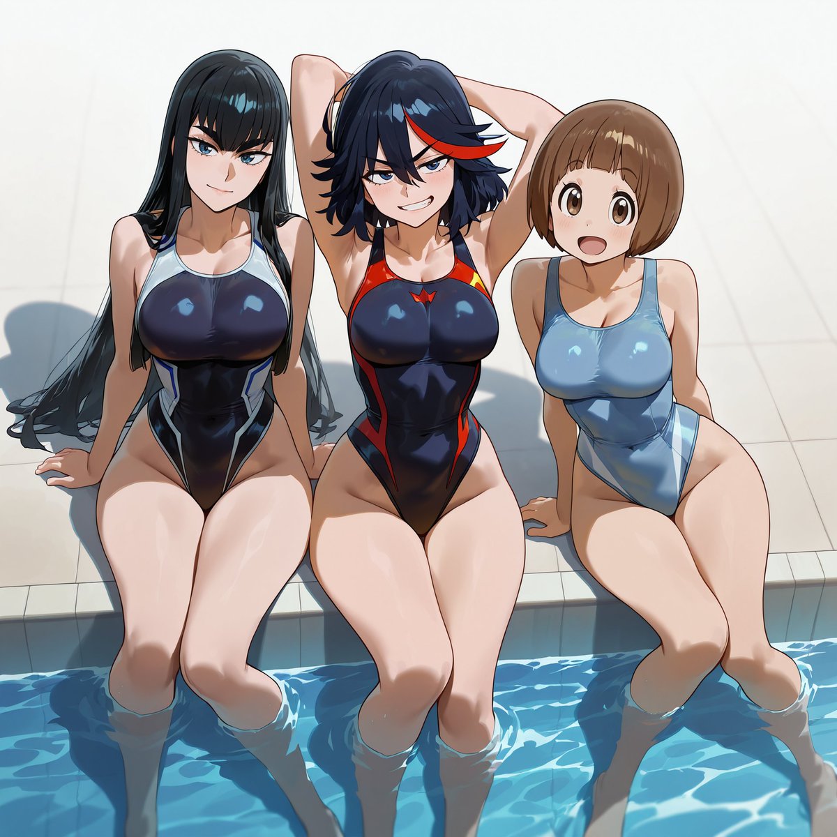 KhratosIllust69's tweet photo. 鬼龍院 皐月 (Kiryūin Satsuki) 纏 流子 (Matoi Ryūko) 　満艦飾 マコ (Mankanshoku Mako)

SFW 

#Killlakill #キルラキル https://t.co/J1avZ7IICG