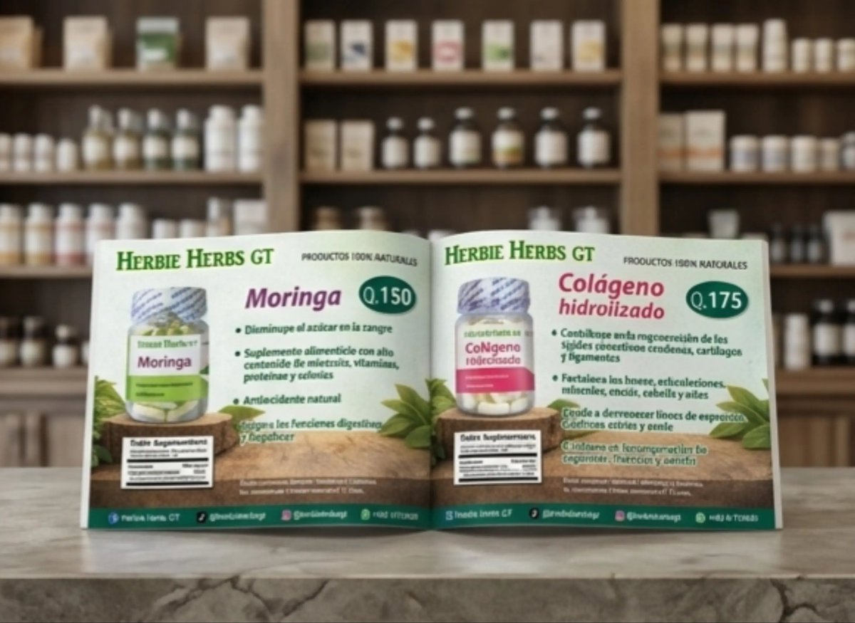 HerbieHerbsgt's tweet photo. 👁️‍🗨️ ¿Ya exploraste nuestra selección de suplementos naturales en @HerbieHerbsgt? 📖

🔗 Entra al link y descubre todo lo que tenemos para ti. 🌿👇
https://t.co/WFaXcdxU7a https://t.co/DKn8uPB7U8