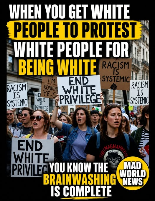 RYboating's tweet photo. If someone would have said this would happen 20 years ago, I would have called them crazy! 

I was wrong, white leftists are really this naive!  🙄 https://t.co/08zB7RQ2JV