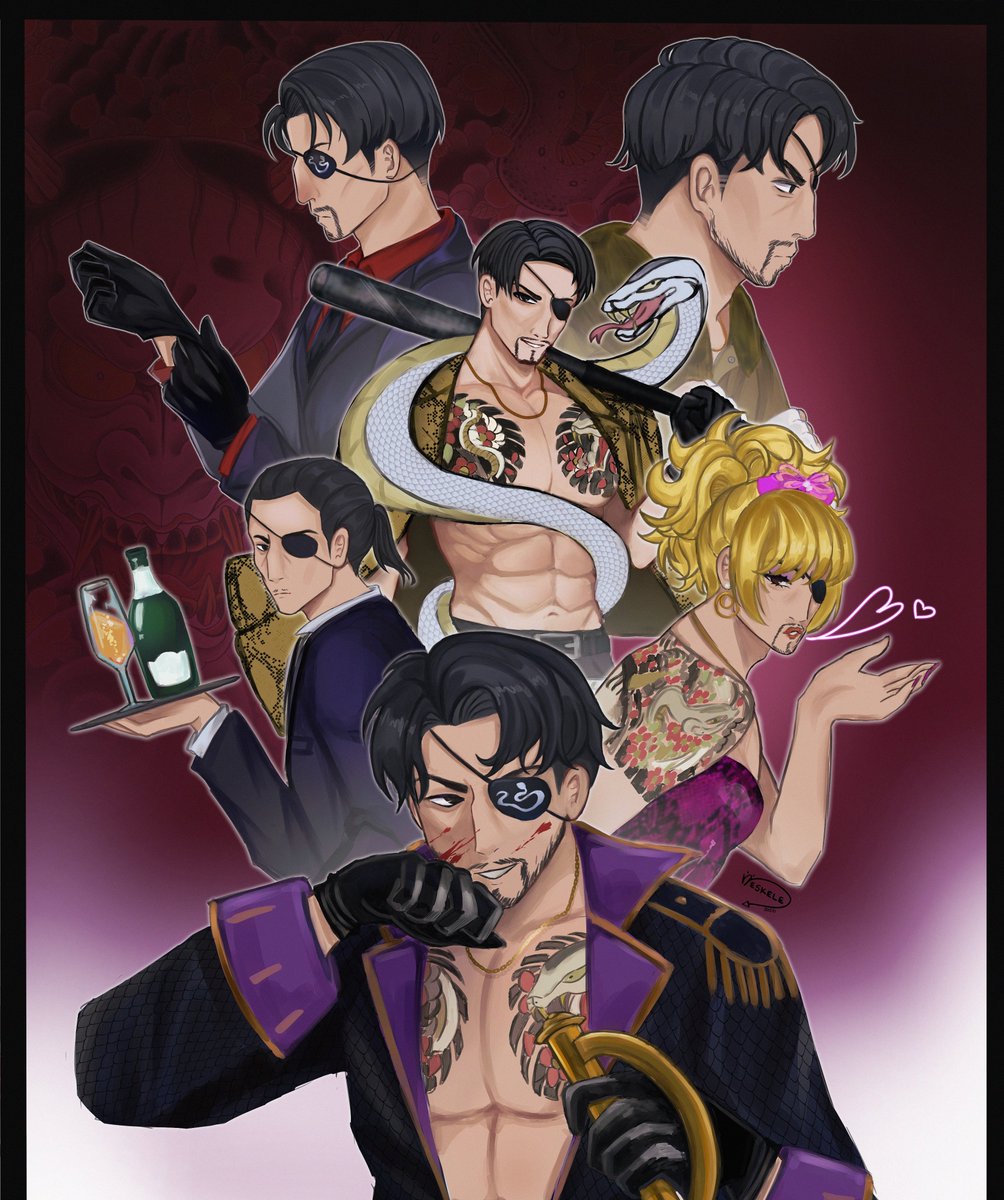 MatchaStar__'s tweet photo. Majima Day~! 🐍

#真島吾朗生誕祭2026 #龍が如く #真島吾朗 https://t.co/RbU70TtcYg