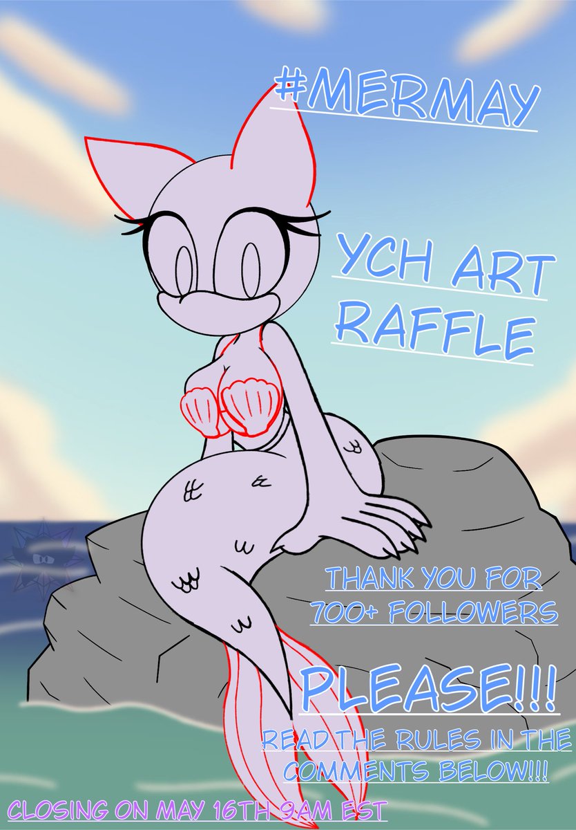 Art05Mania's tweet photo. THE #MERMAY YCH RAFFLE IS NOW OPEN!

TYSM EVERYONE FOR THE PATIENCE &amp; 700+ FOLLOWERS!
I DIDN’T EXPECT TO MAKE IT THIS FAR SOOOO QUICKLY!

PLEASE!!!
READ THE RULES DOWN IN THE COMMENTS BELOW!
#sonicthehedgehog #sonicoc #raffle #artraffle #ych #ocych #ychbase #mermaid https://t.co/Q26q2sCcF2
