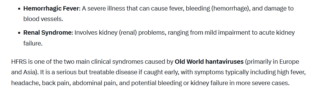 Montaqraph's tweet photo. Isn't It Strange That Hantavirus Was Discovered In 1978 And That There Are Two Of Them! 
OLD WORLD Hantavirus &amp; 
NEW WORLD Hantavirus How Strange Is That? 

Where The "New World Hantavirus" Is An (Adverse Effect Of The C19 Shot).  

The OLD WORLD Hantavirus Is Like Ebola ! https://t.co/fZrXp538Rg