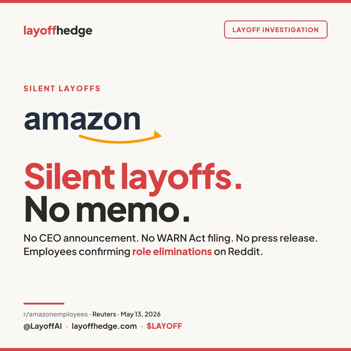 Official Layoff tweet media