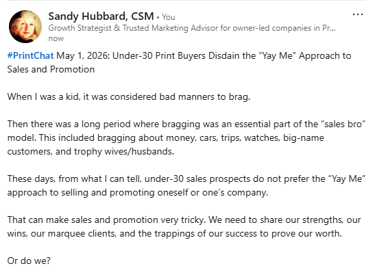 Sandy Hubbard, Growth Strategist/Marketing Advisor tweet media
