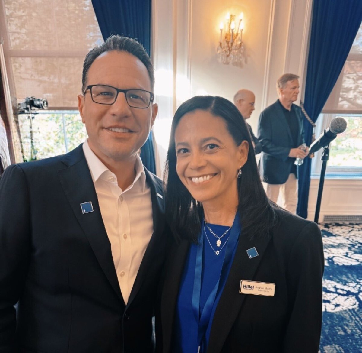 DickinsonLaw's tweet photo. Professor Andrea J. Martin, representing the Penn State Hillel Board of Directors, participated in the NFL Draft Unity Dinner, an event dedicated to rebuilding historic bonds between Black and Jewish communities. https://t.co/DNmMtXcyK1 #WeAre #PennState #DickinsonLaw https://t.co/C854qSOLs8