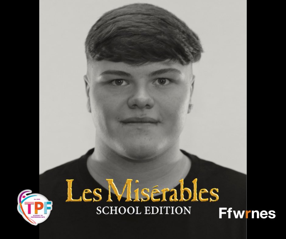 TPFWales's tweet photo. 🎭 CAST ANNOUNCEMENT 🎭

@TPFWales is proud to present our 20th Anniversary Production of ✨ Les Misérables: School Edition ✨ at the Ffwrnes Theatre

We are delighted to announce that playing the role of Javert in all six performances is the talented Jaxan Bruton! 👏 https://t.co/HMqQR4jbzF
