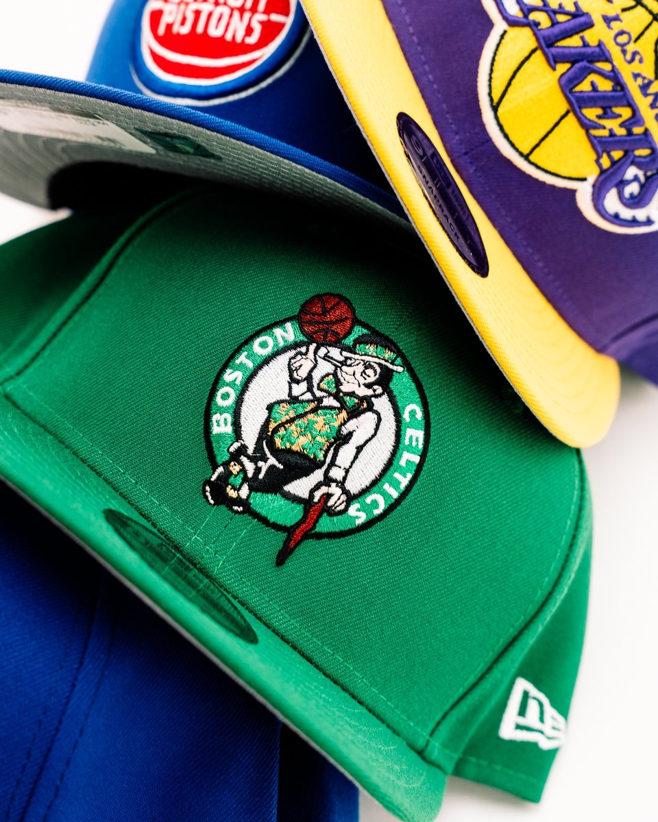 menscloset407's tweet photo. Rep your city. 🏀 Fresh New Era NBA 9FIFTY Snapbacks just hit the site. Classic team colorways featuring the Lakers, Pistons, Celtics, and Knicks to complete the summer rotation. 🧢✨ 

#MensCloset #NBA #Streetwear #MensFashion #Snapbacks https://t.co/By60qfscOo https://t.co/1fcKeWB3nK