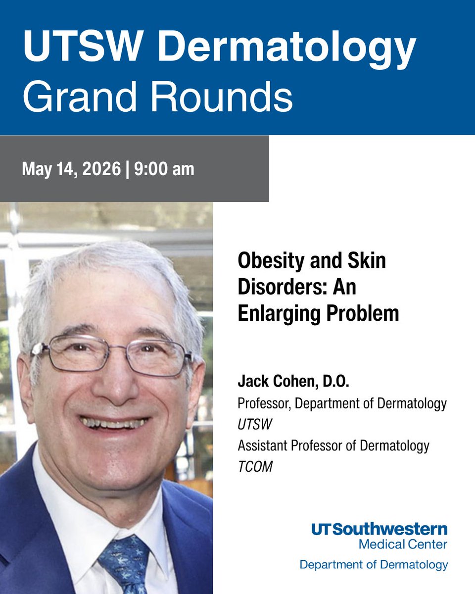 UTSW Dermatology tweet media