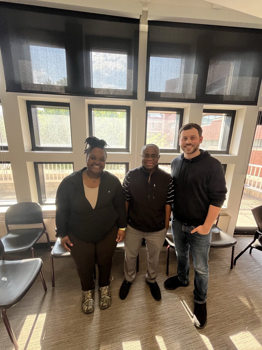 BaduGroup's tweet photo. Congratulations to the newest PhD and MS graduates from the Badu-Tawiah Research Group! 🎉 Congratulations to Dr. Riley Ferguson, Dr. Adam Reed, and Laura Hairston, MS. Wishing you all the best in your future endeavors! https://t.co/hv3ZwXt1wG