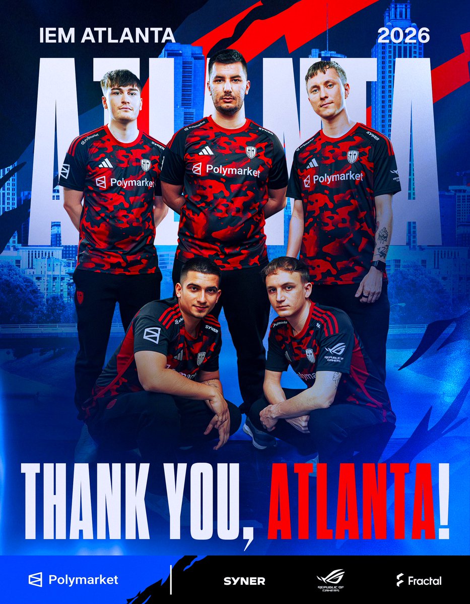 SINNERS_Esports's tweet photo. Our Atlanta journey comes to an end 👋

Thanks to everyone watching, staying up late and cheering, we appreciate it! 🖤❤️

Next stop: IEM Cologne Major! 🔜🇩🇪

#SINCS2 | #IEMAtlanta https://t.co/GmqKOEmRUi