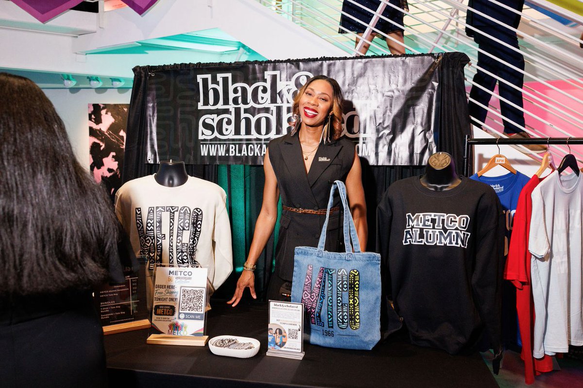METCOIncHq's tweet photo. Proud to partner with Black &amp; Scholared at the Opportunity Ball to celebrate 60 years of METCO through culture, legacy, and community.

Shop the exclusive METCO collection and celebrate the legacy with us.

Visit:  https://t.co/3HSqbbuiMu https://t.co/cX0pFe9Gb0