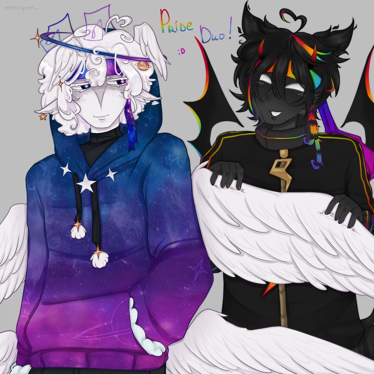 Mileniyum_'s tweet photo. Pride duo #Lifesteal #Prideduo #Lifestealsmp #PlanetLord #Spokeishere https://t.co/pmUWsU9vie