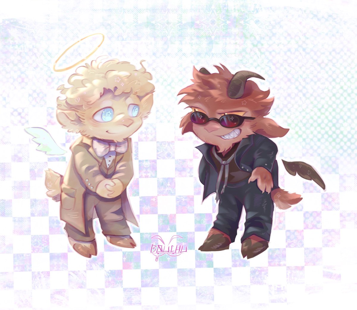 bouchu_'s tweet photo. I’m depressed (so I made furries)
#GoodOmens3 https://t.co/seAKT5KNua