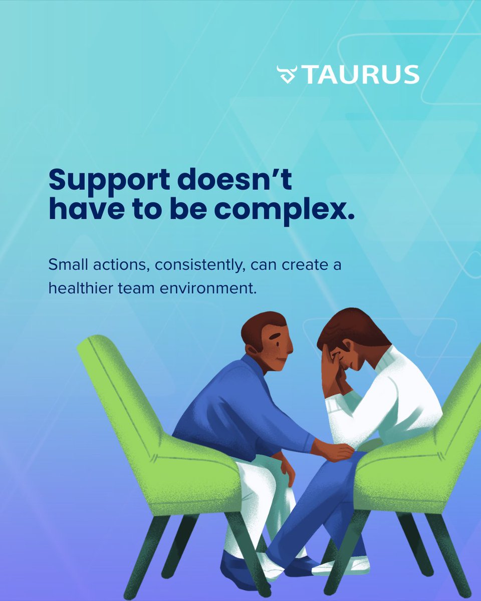 TaurusFlood's tweet photo. Supporting your team doesn’t always require big changes 💙

In insurance, the pressure adds up fast. Small actions like checking in and respecting boundaries can make a big difference.

Mental Health Month is a reminder to support the people behind the work.

#MentalHealthMonth https://t.co/gS5K1bDwGU