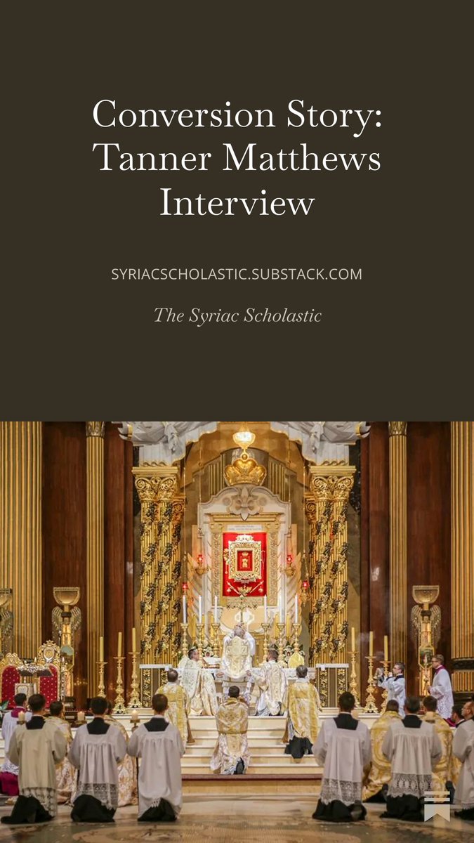 PopePiusIXStan's tweet photo. I was interviewed by a friend about my conversion to Catholicism from Mormonism, link below https://t.co/eu6aM24O0S