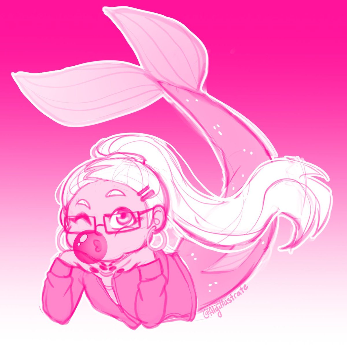 Alyillustrate 🩵🩷💚 tweet media