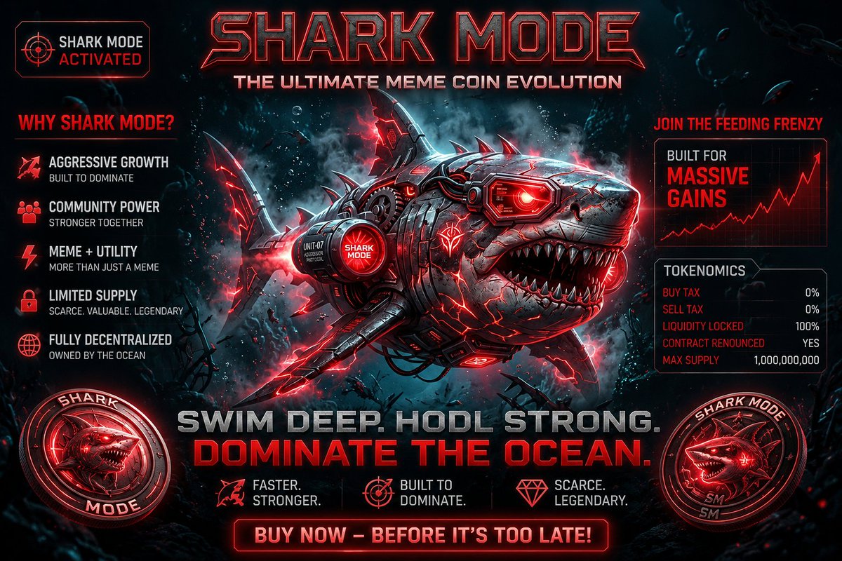 $SharkCoinOnX tweet media