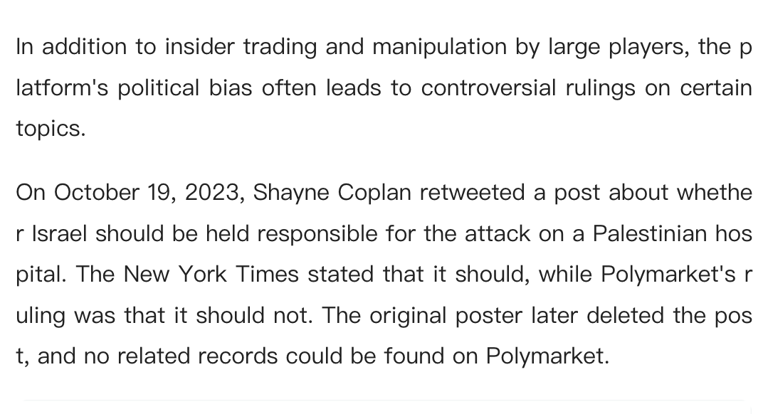 Melissa_WongMT's tweet photo. @Polymarket And of course...
Shayne Coplan the CEO of Polymarket is a Zionist 🥸 https://t.co/bg0XTZS7uC