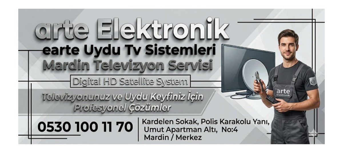 jet_usta's tweet photo. 📺📍 Mardin Televizyon Servisi | Hızlı Yerinde Teknik Destek
Televizyon arızası mı? Görüntü gitti, ses var ama ekran yok ya da Smart TV donuyor… Mardin’de bu tarz sorunlara en hızlı çözüm: yerinde profesyonel servis.
https://t.co/FZ7TSci6Xc https://t.co/ma3DQOhiKU