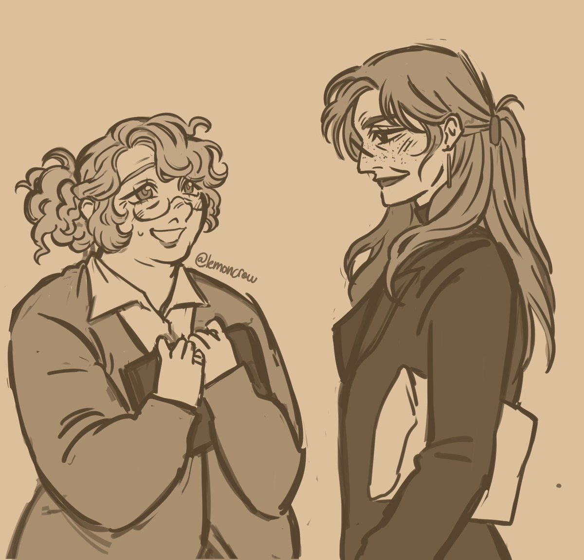 lemoncrow's tweet photo. #goodomens3spoilers
 In every universe 🤍🖤

guys no time to be sad the yuri omens agenda must be spread 💔
#goodomens #goodomens3 https://t.co/BtrguAcHSC