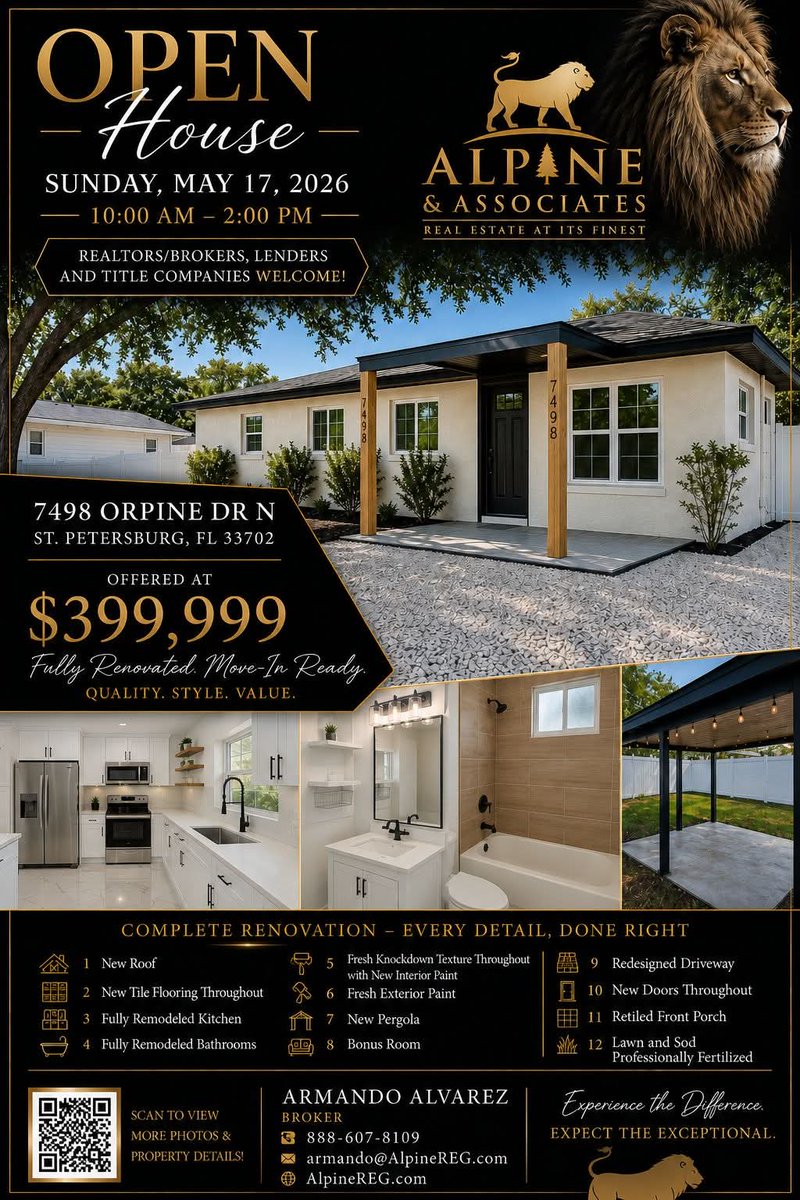 BrokerAlvarez's tweet photo. https://t.co/JVwff6pA3l
#onlyintampa #alpinereg #listwithbrokeralvarez #tampa #stpete #realestatetampa https://t.co/zIk3Zc7q0i