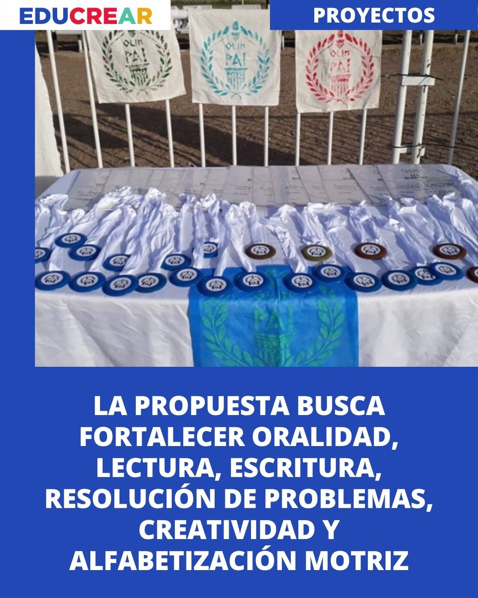Educrear2's tweet photo. 🏅 Una propuesta educativa que transforma el deporte en una experiencia de aprendizaje integral. En Córdoba, el proyecto Olimpai reúne a 47 escuelas primarias públicas en torno a los valores olímpico y la construcción de comunidad.

👉La nota completa en https://t.co/7qDayezSM4 https://t.co/WPHs5dB50Z