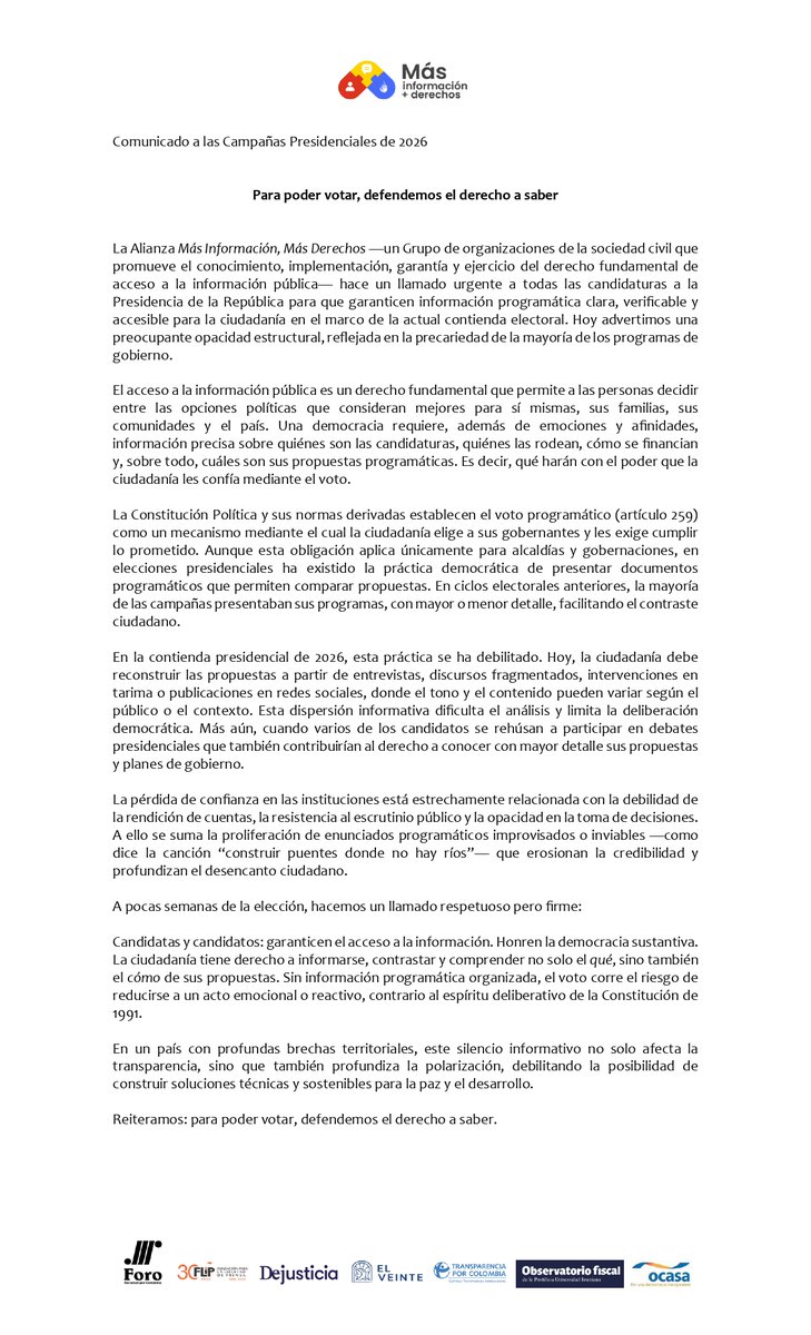 Transparencia Col tweet media