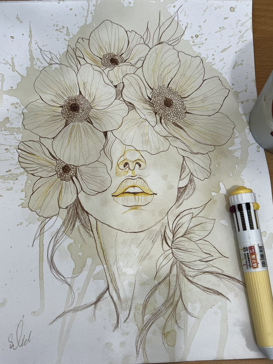 AlziadiS's tweet photo. # art #قهوة #فن #سكتش https://t.co/RicoDyH0OT