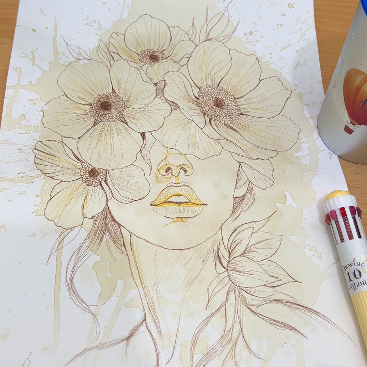 AlziadiS's tweet photo. # art #قهوة #فن #سكتش https://t.co/RicoDyH0OT