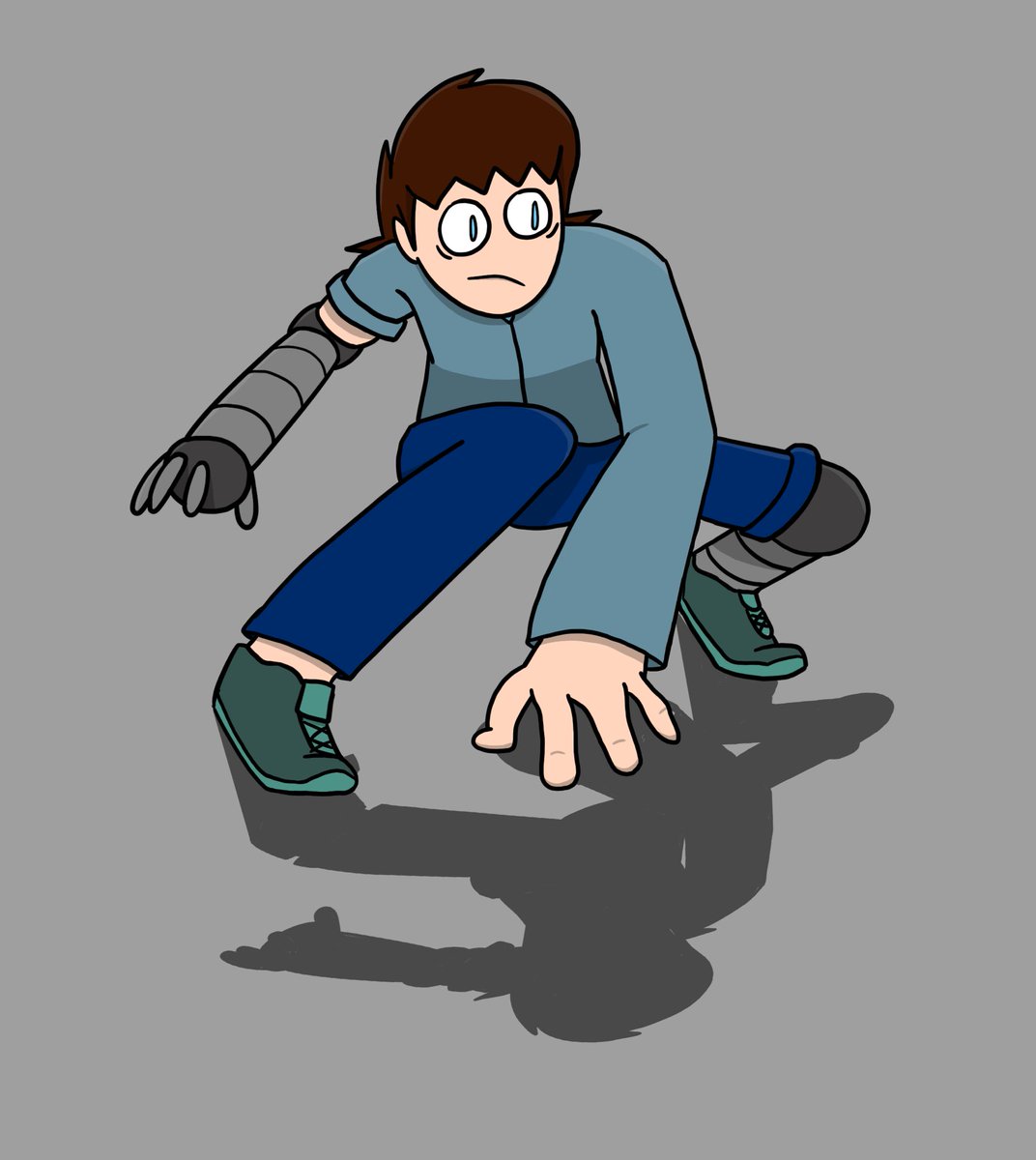 JpStu119's tweet photo. Not entirely happy with how this turned out I think I made his head too small cause of the reference I was using but here’s an Ethan https://t.co/cKcApueeQq