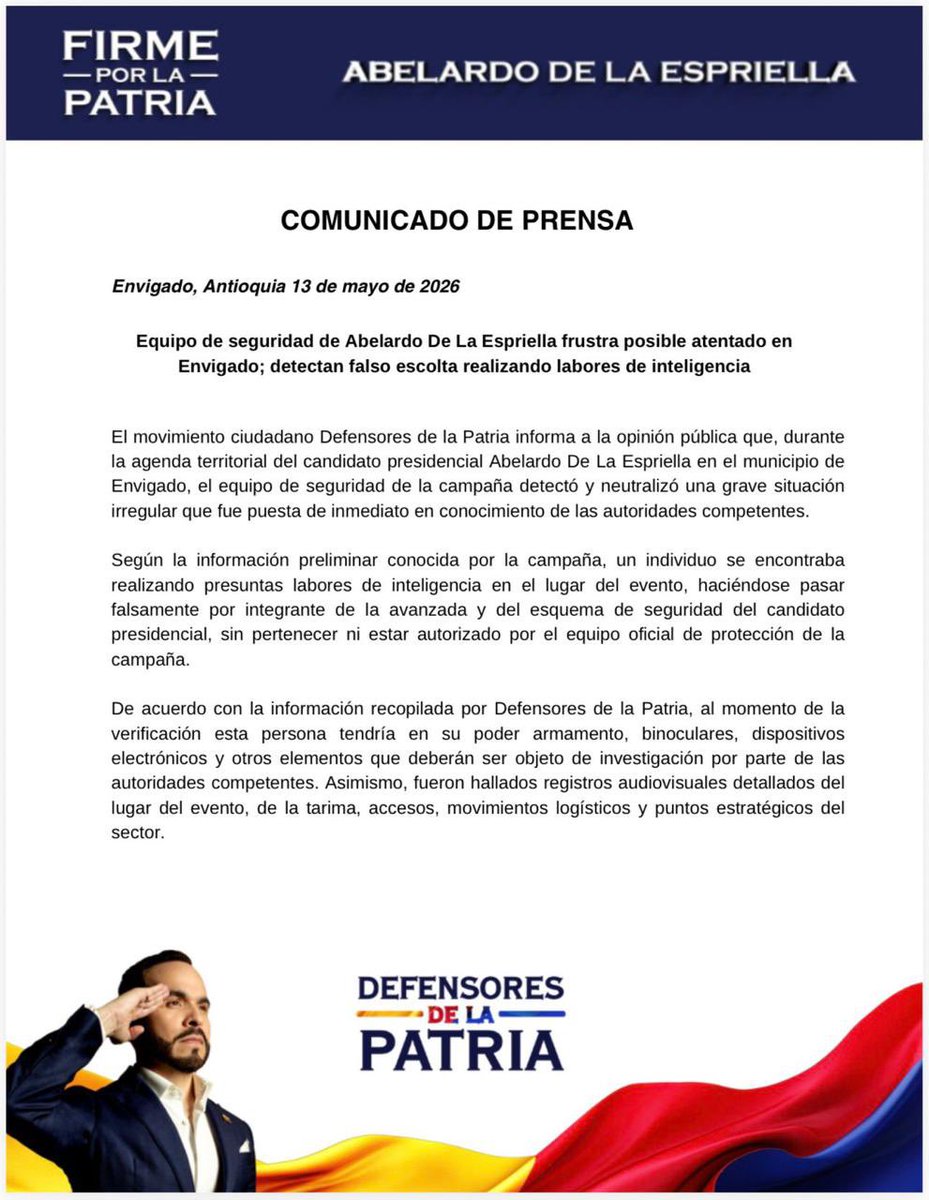 Alejandro De Bedout tweet media