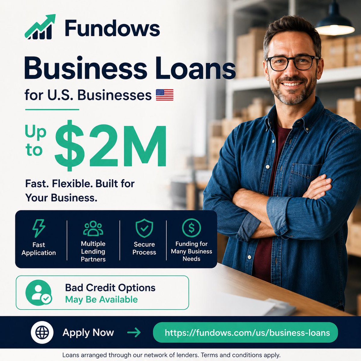 fundows's tweet photo. Small businesses power the U.S. economy, but many still struggle to get funding for growth, cash flow, and rising costs. Platforms that connect owners to flexible lending matter more than ever.

https://t.co/FBsgjdvuoM https://t.co/izywqLj2MX