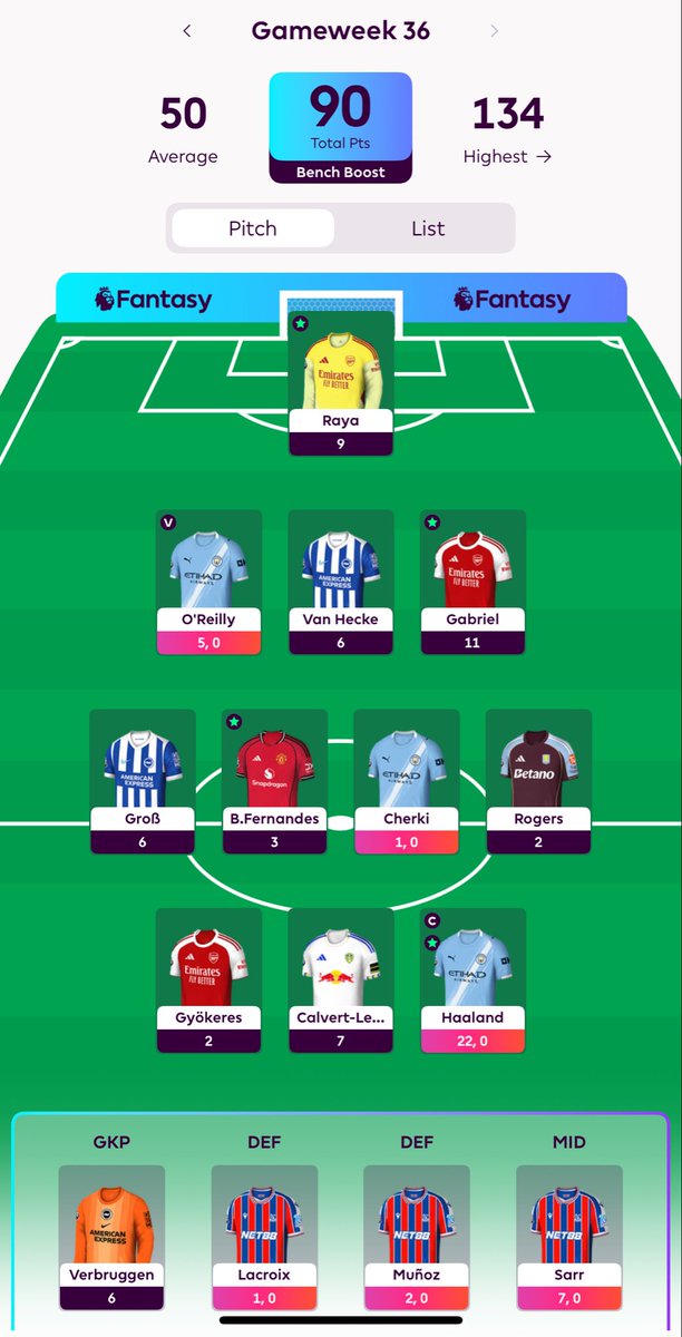 Whimsy_A_Go_Go's tweet photo. My #FPL rival has 6 players potentially involved tonight. It’s half time and he’s currently achieved the grand total of…ZERO points 🤯 I’m not doing much better mind…zero points from 4 players 😂 https://t.co/GEeJfotOL7