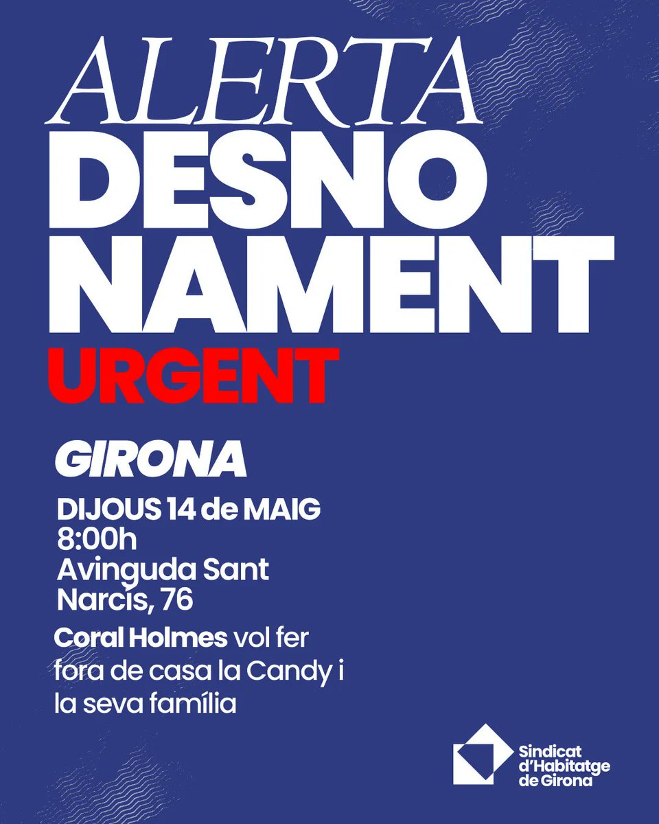 Sindicat d’Habitatge de Girona tweet media