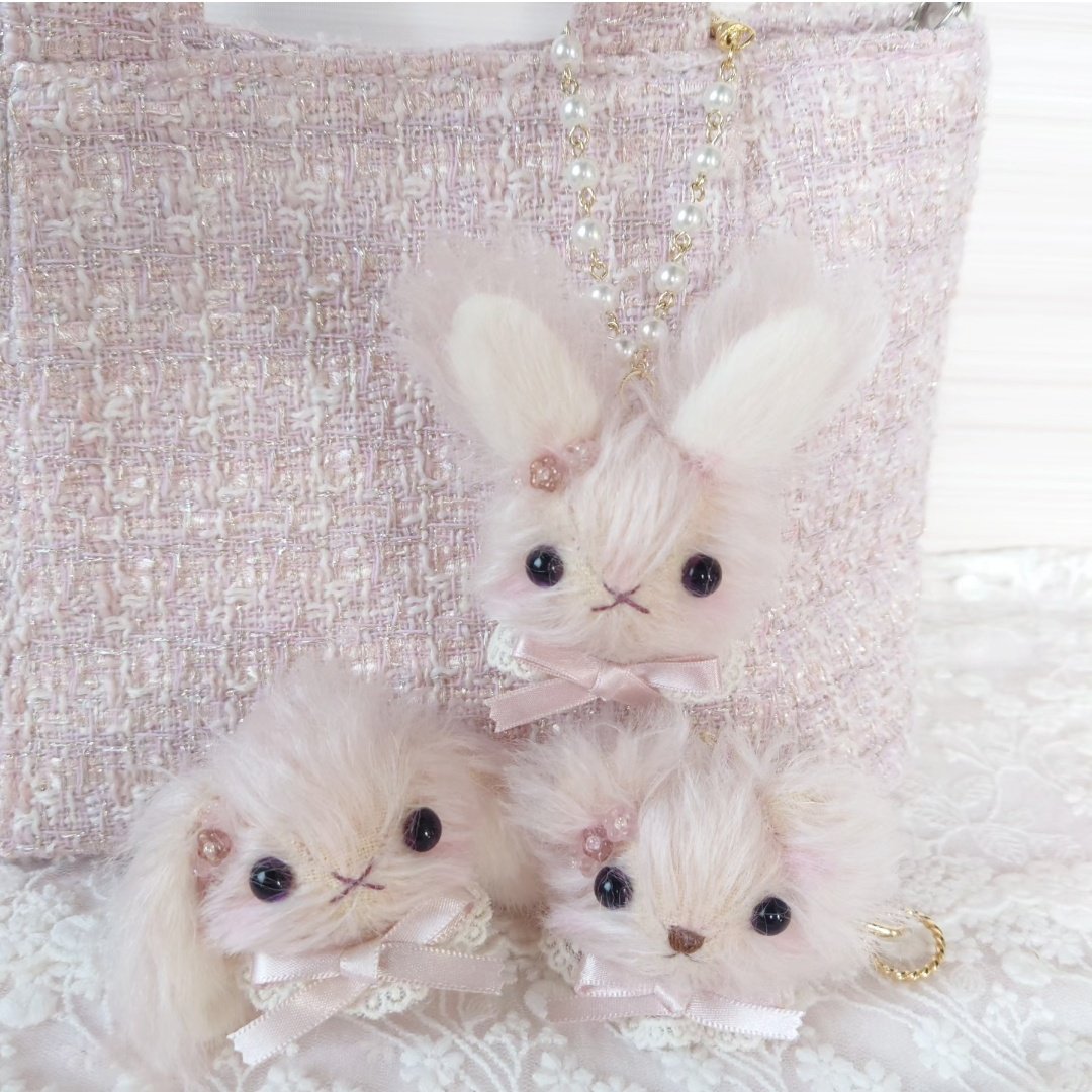 ころころうさちゃん＆ベアちゃんのバッグチャームが誕生しました