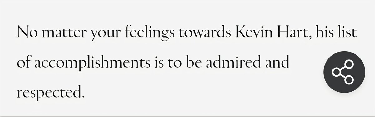 deasia_paige's tweet photo. Essence deleting the post about Kevin Hart's alleged business woes is where most Black entertainment journalism stands today: all fluff and not enough substance. What's worse is that the article pretends to be critical coverage but still seeps into celebrity worship w/these lines https://t.co/zfC4l0kV3w