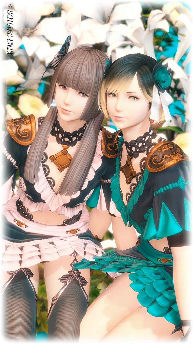 どらミ様♡ おはよっ…ダブルクロポジしてあげよっかぁ〜ッ♥」 #FF14 #本日の