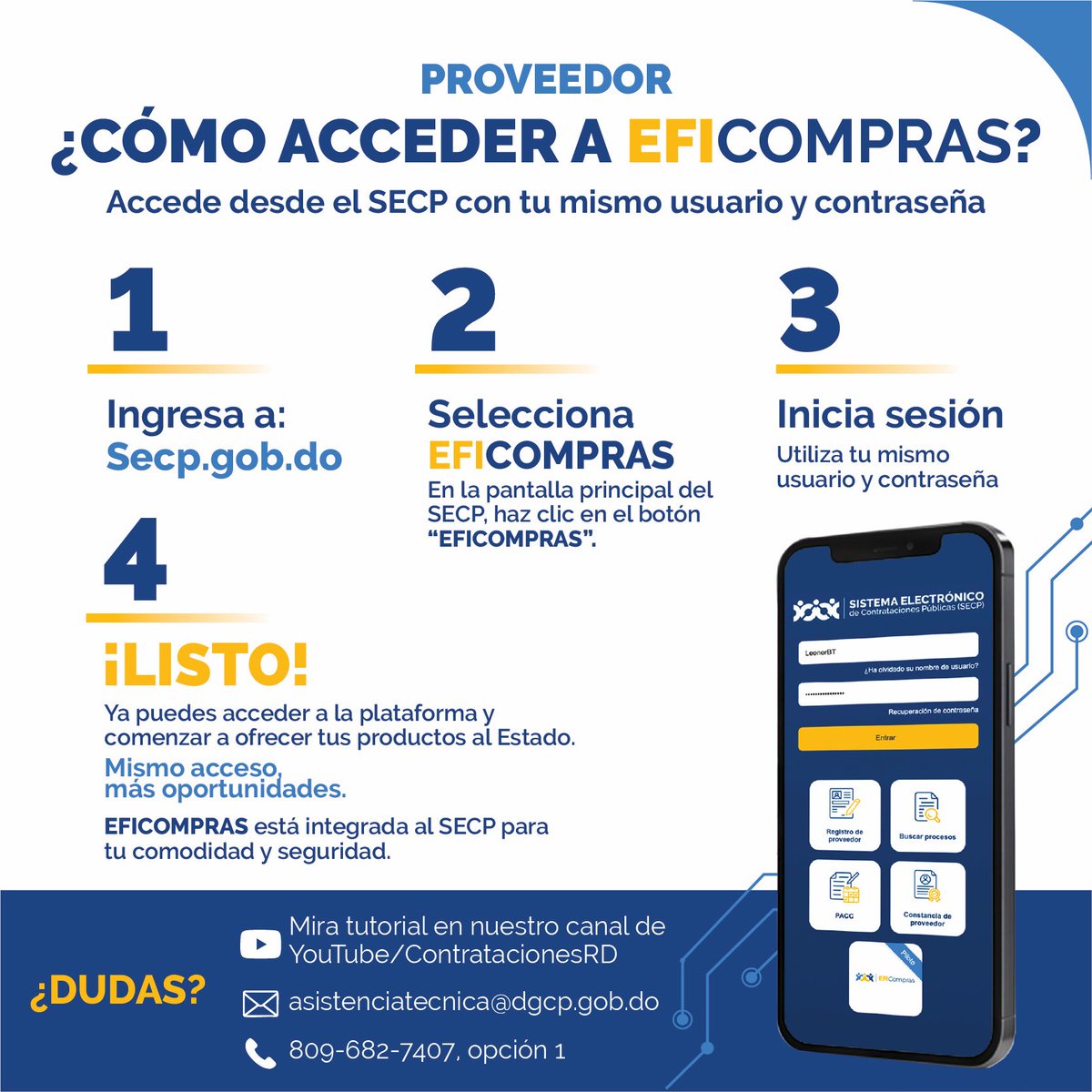 Dirección General de Contrataciones Públicas tweet media