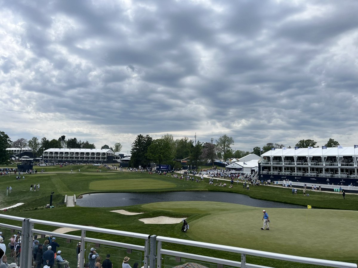 nspcards's tweet photo. PGA Championship practice round today was a blast!! ⛳️ https://t.co/8R8PtyBMyi