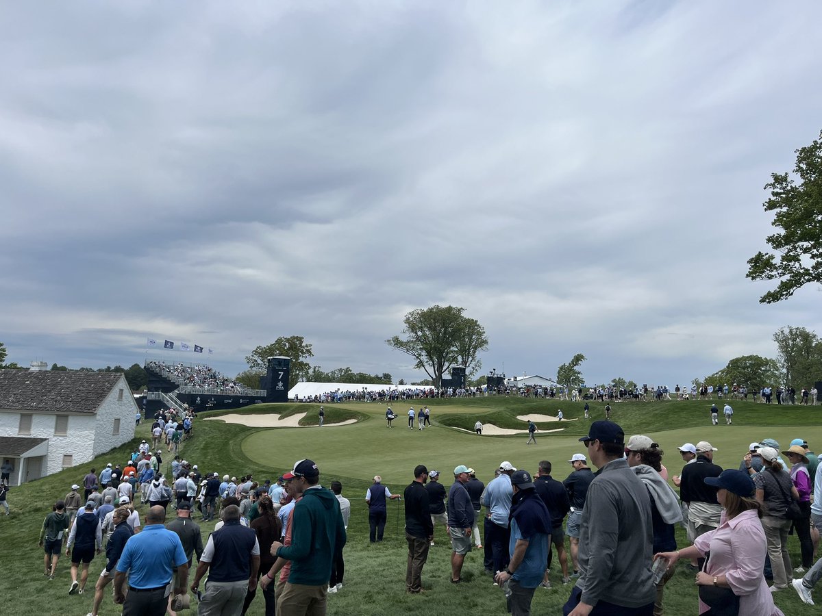 nspcards's tweet photo. PGA Championship practice round today was a blast!! ⛳️ https://t.co/8R8PtyBMyi